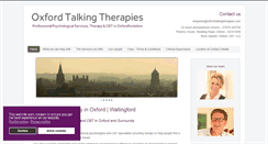 Desktop Screenshot of oxfordtalkingtherapies.com